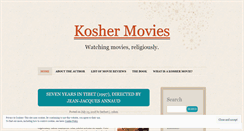 Desktop Screenshot of koshermovies.com