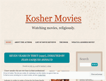 Tablet Screenshot of koshermovies.com